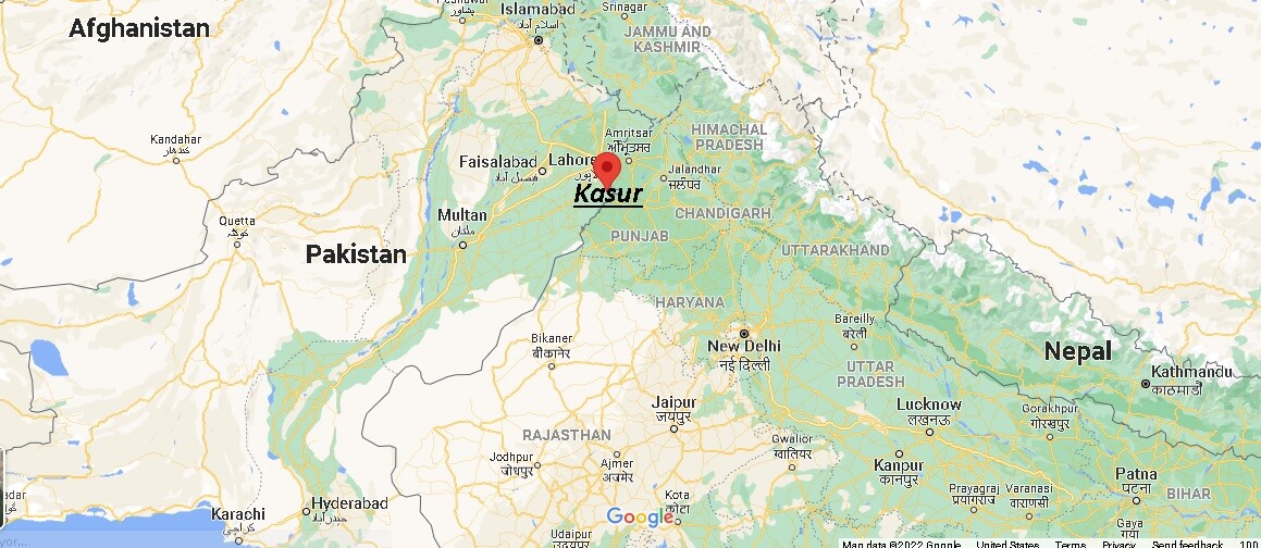 Where is Kasur Pakistan