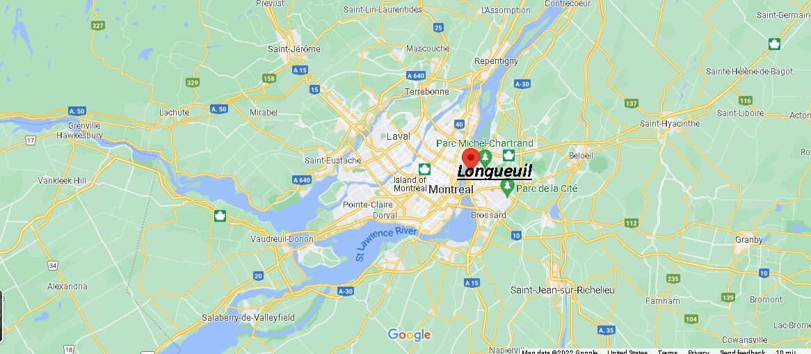 Where is Longueuil located in Canada
