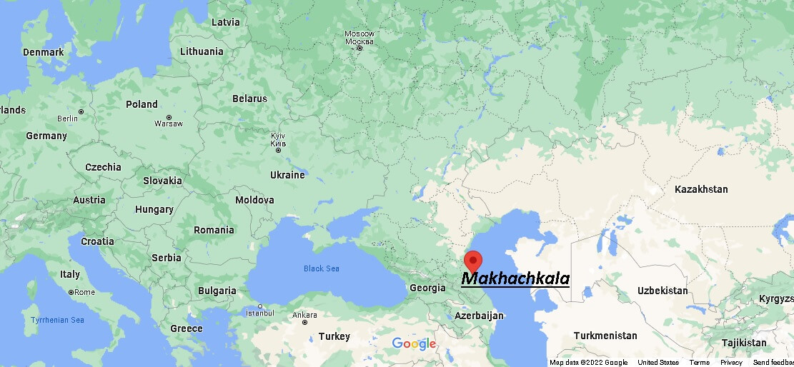 Where is Makhachkala, Russia