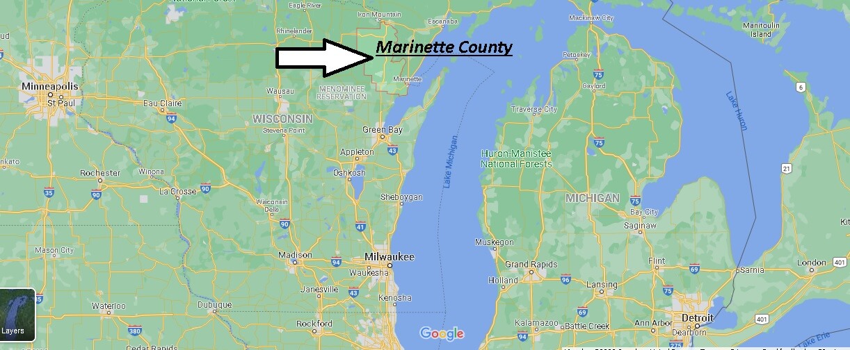 Where is Marinette County Wisconsin