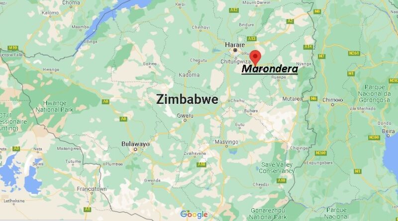 Where is Marondera, Zimbabwe