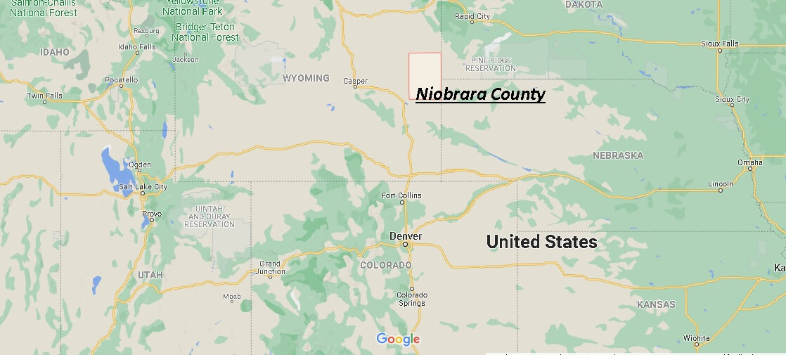 Where is Niobrara County Wyoming