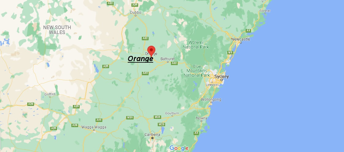 Where is Orange Australia