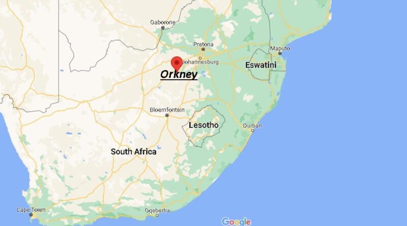 Where is Orkney South Africa