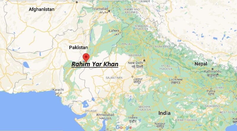Where is Rahim Yar Khan, Pakistan