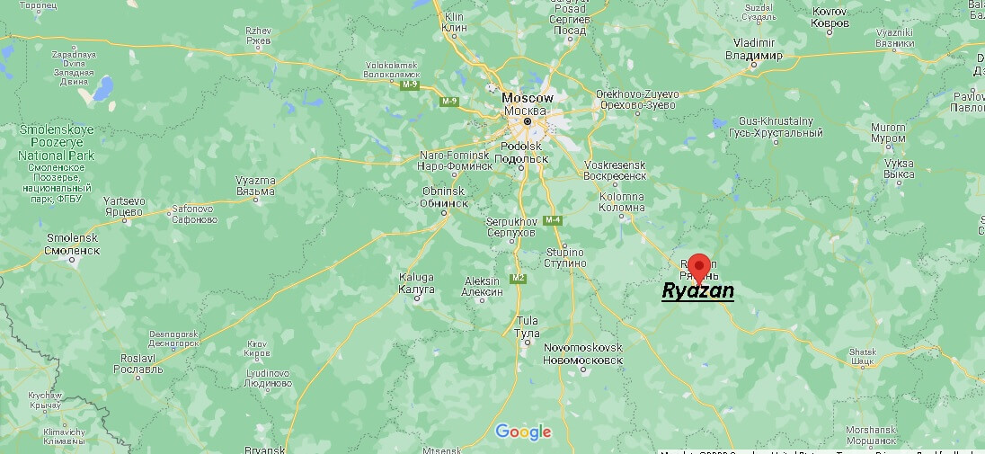 Where is Ryazan, Russia