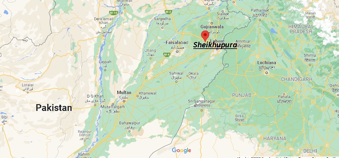 Where is Sheikhupura, Pakistan