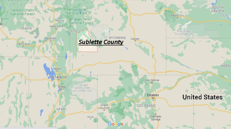 Where is Sublette County Wyoming