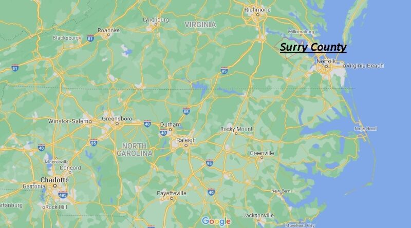 Where is Surry County Virginia