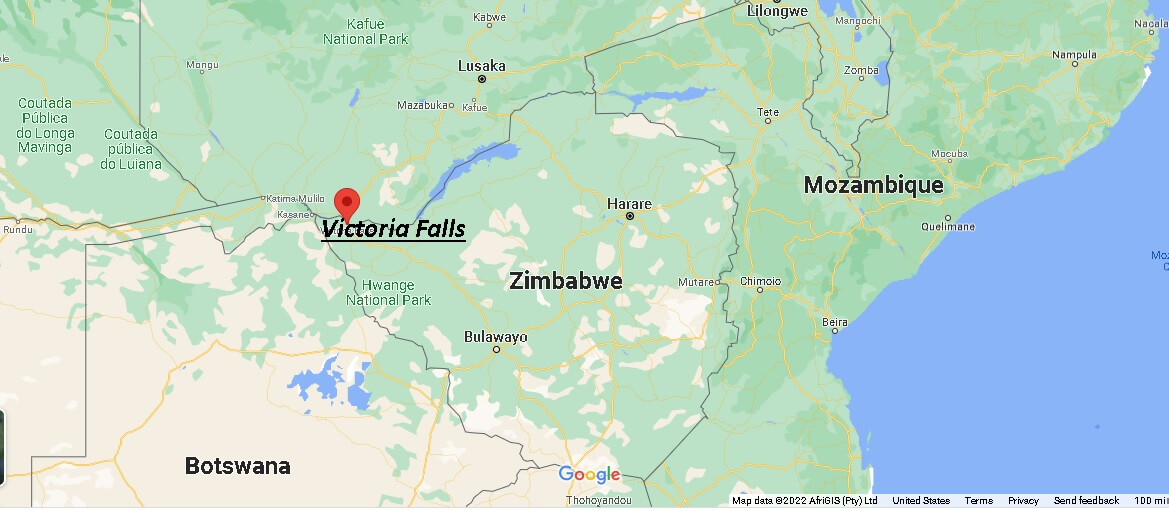 Where is Victoria Falls Zimbabwe