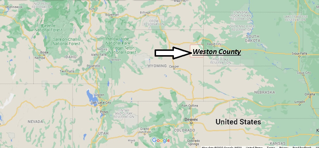Where is Weston County Wyoming