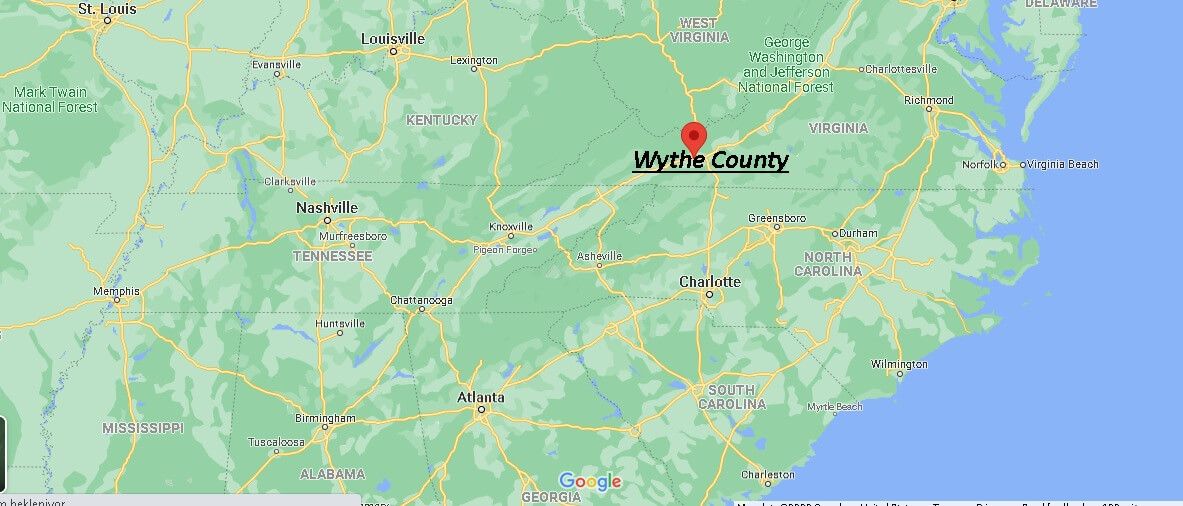 Where is Wythe County Virginia
