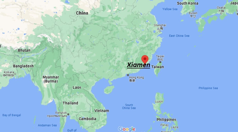 Where is Xiamen, China
