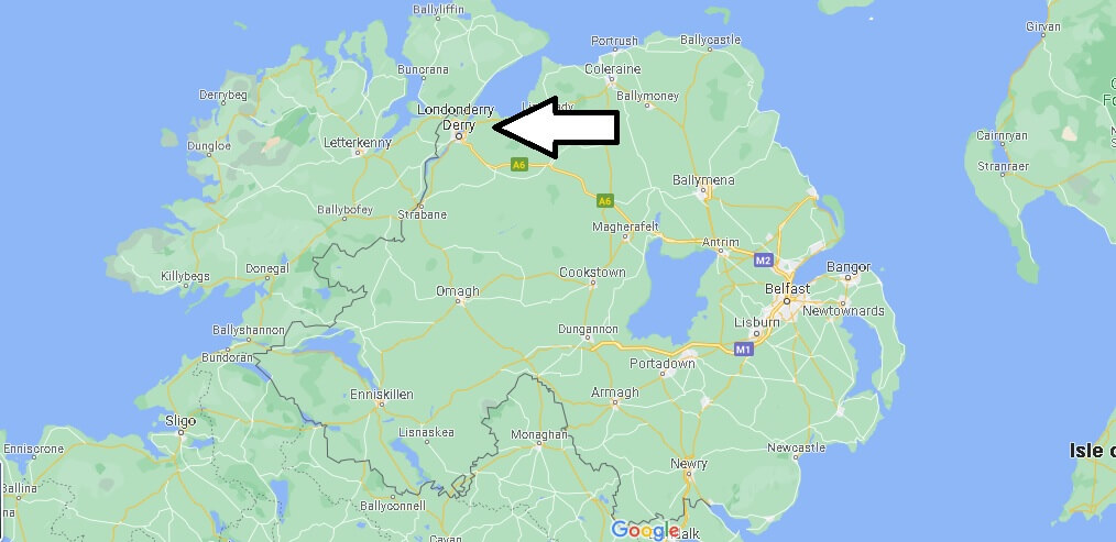 In which part of Northern Ireland is Londonderry located