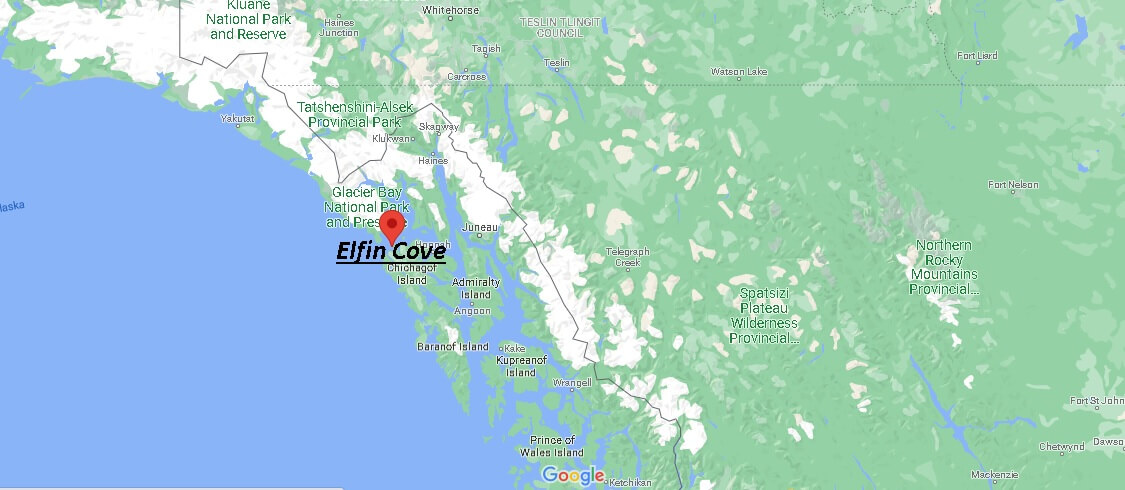Map of Elfin Cove