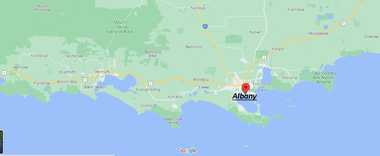 What state is Albany in Australia