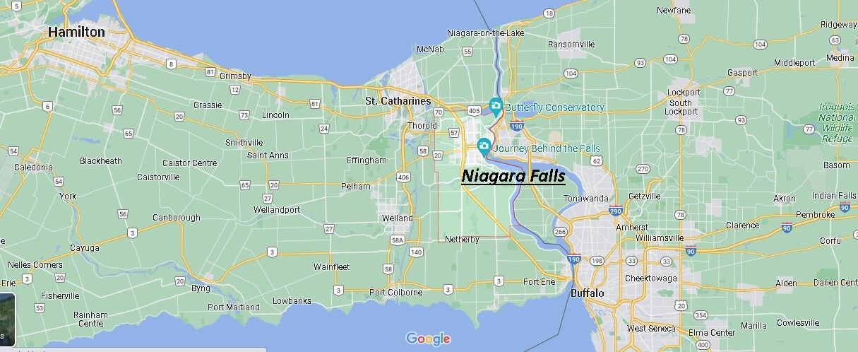 Where in Canada is Niagara Falls located