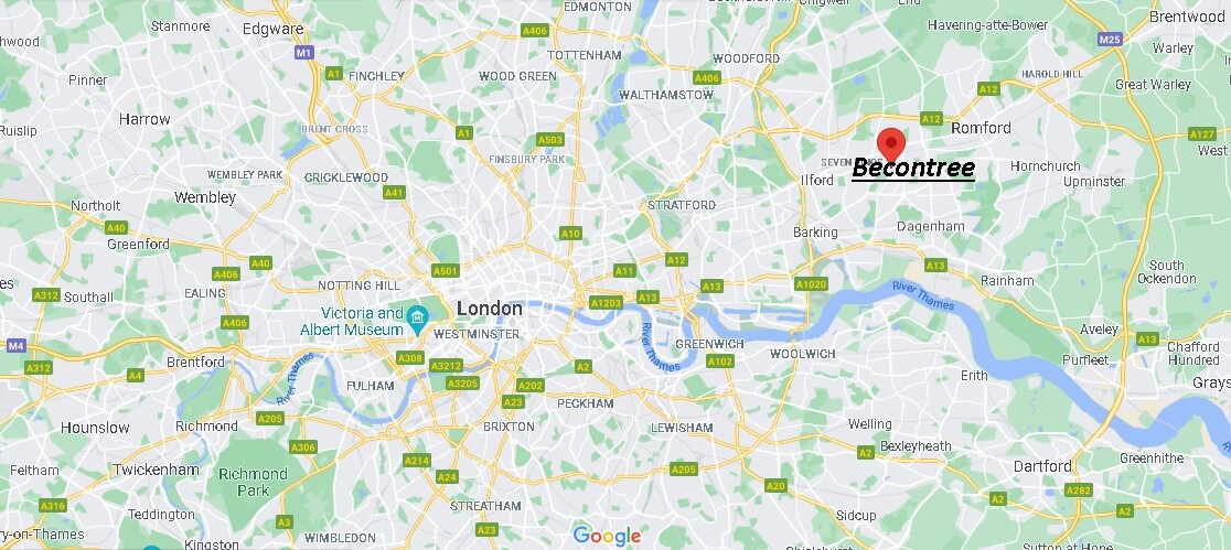 Where is Becontree Located