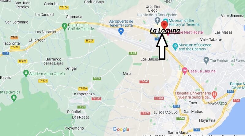 Where is La Laguna Spain? Map of La Laguna