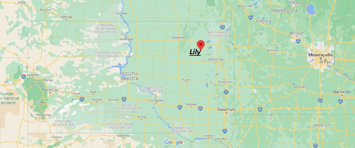 Where is Lily, South Dakota