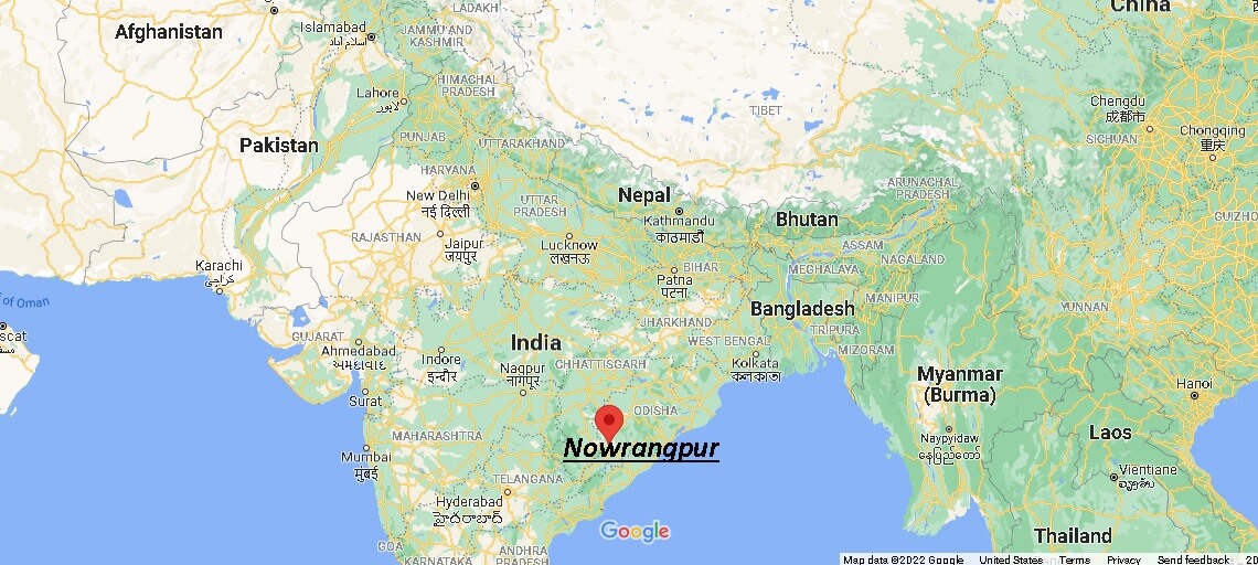 Where is Nowrangpur India