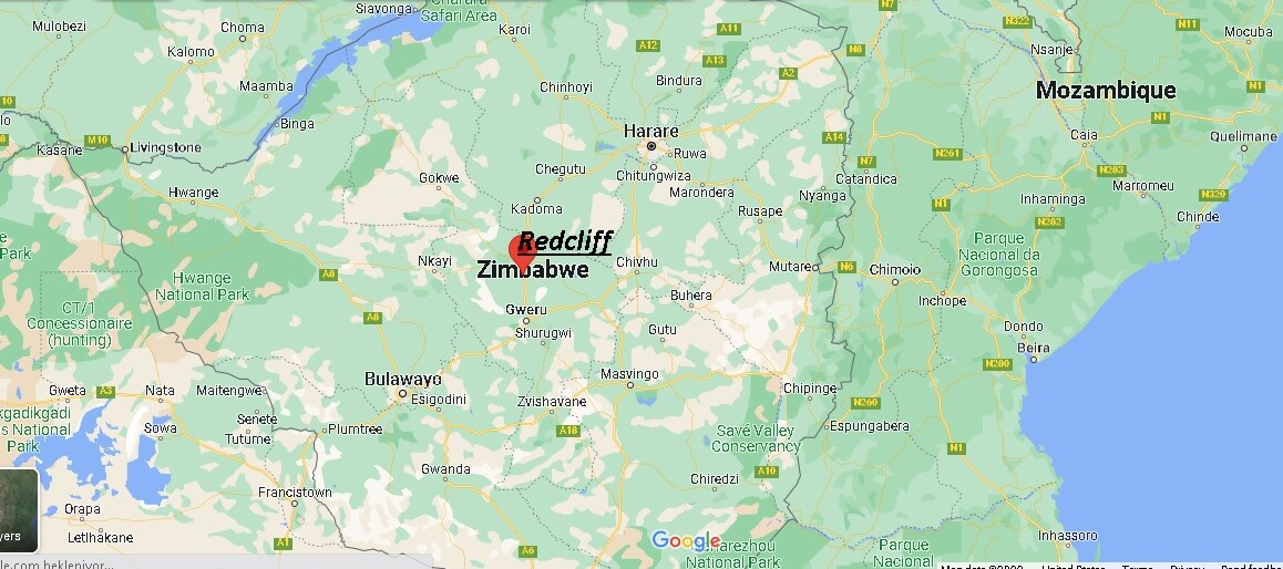 Where is Redcliff Zimbabwe