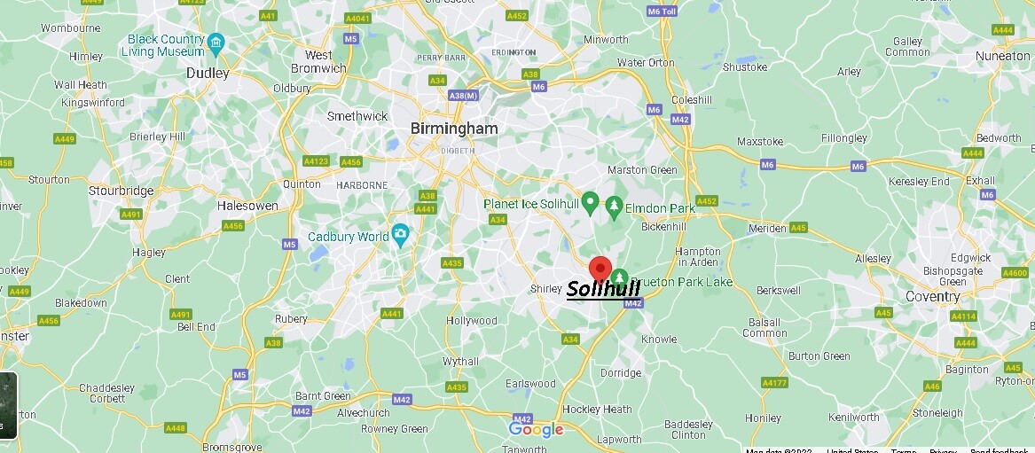 Where is Solihull Located