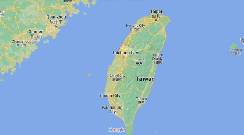 Where is Taichung Taiwan