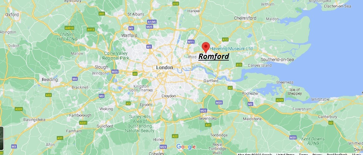 Which London borough is Romford in