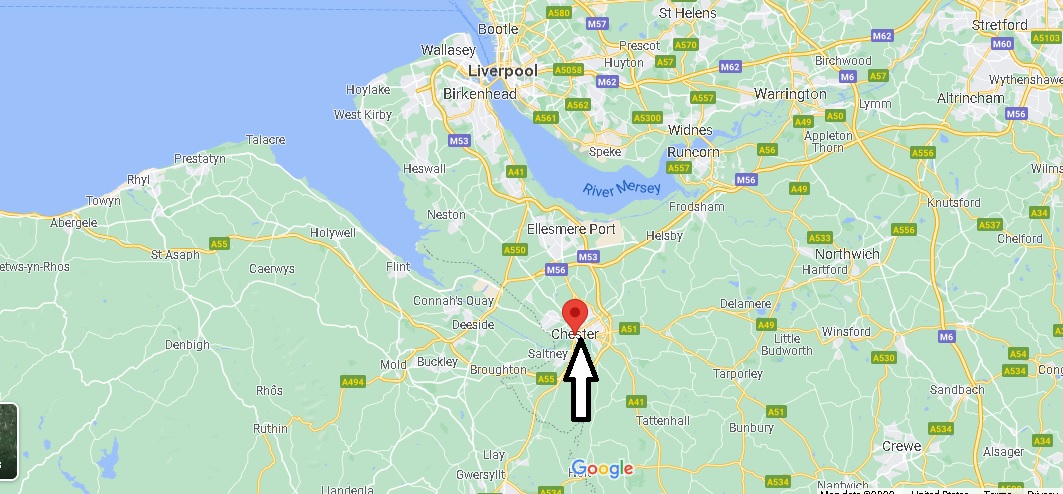 Which part of England is Chester