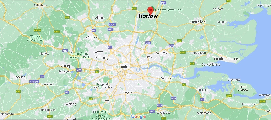 Which part of London is Harlow