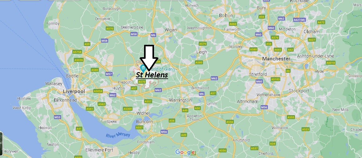 Which region is St Helens in