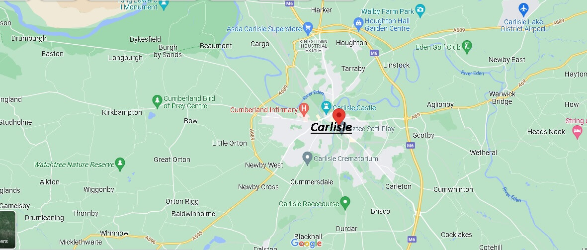 Map of Carlisle