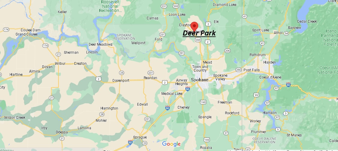 Map of Deer Park