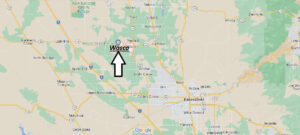 Map of Wasco