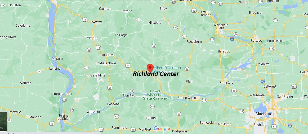 What county is Richland Center Wisconsin in