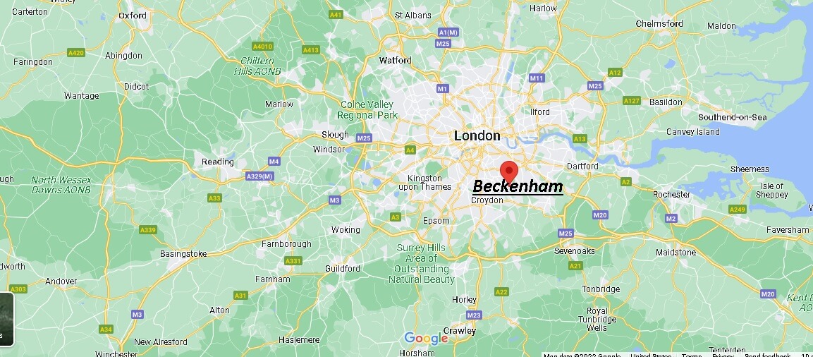 Where is Beckenham Located