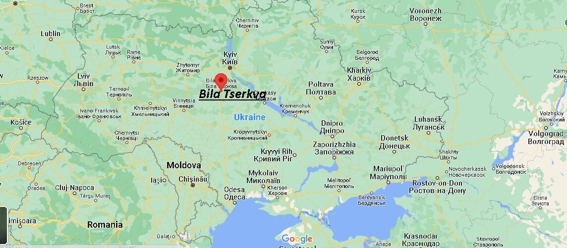 Where is Bila Tserkva Ukraine