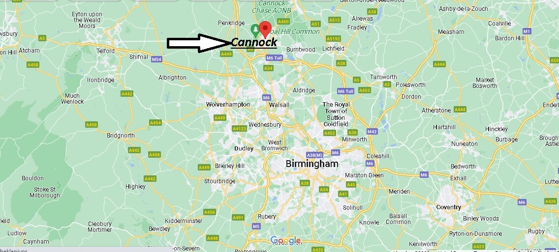 Where is Cannock Located