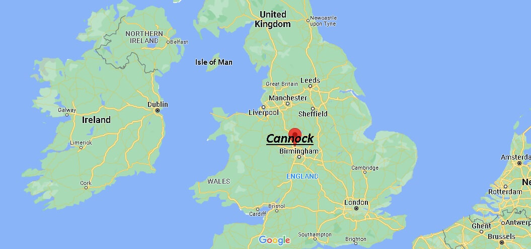 Where is Cannock in the United Kingdom