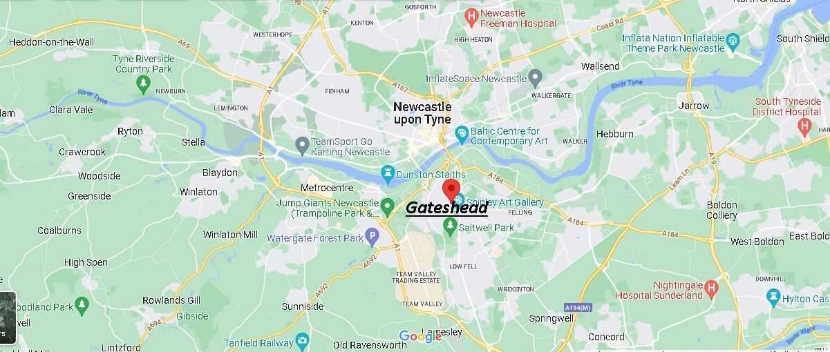 Where is Gateshead Located