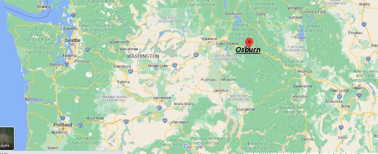 Where is Osburn, Idaho
