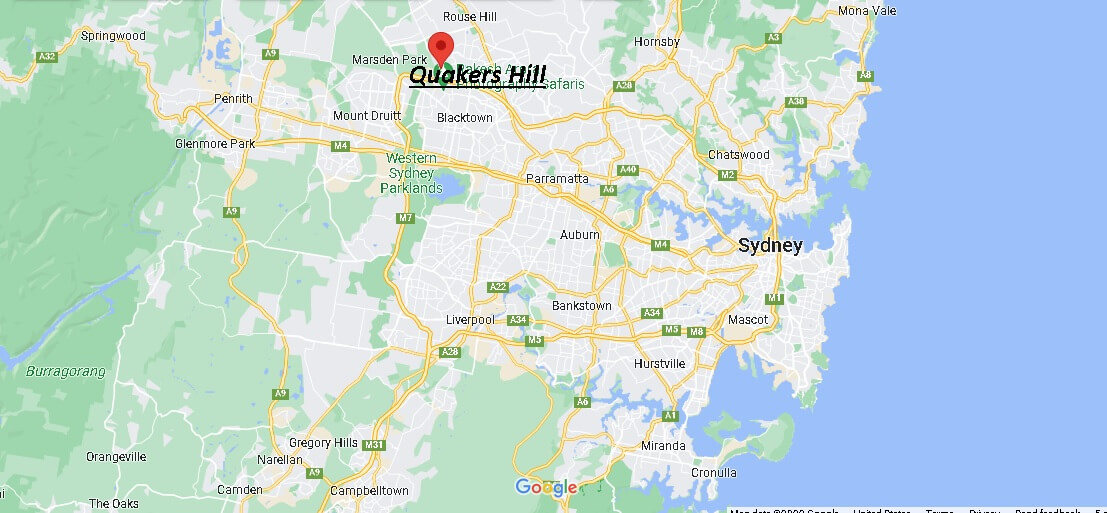 Where is Quakers Hill Australia