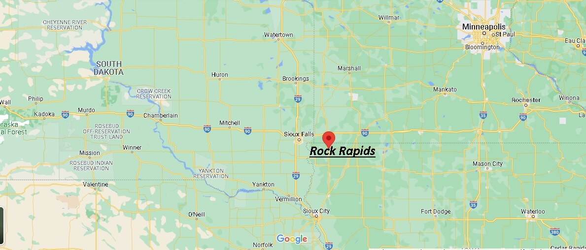 Where is Rock Rapids, Iowa