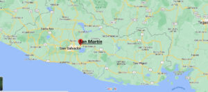 Where is San Martín El Salvador