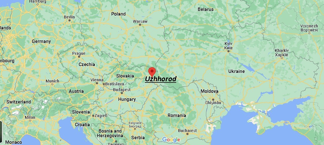 Where is Uzhhorod Ukraine