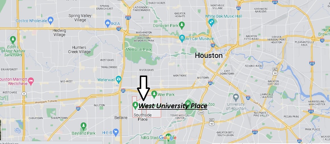 Where is West University Place Texas
