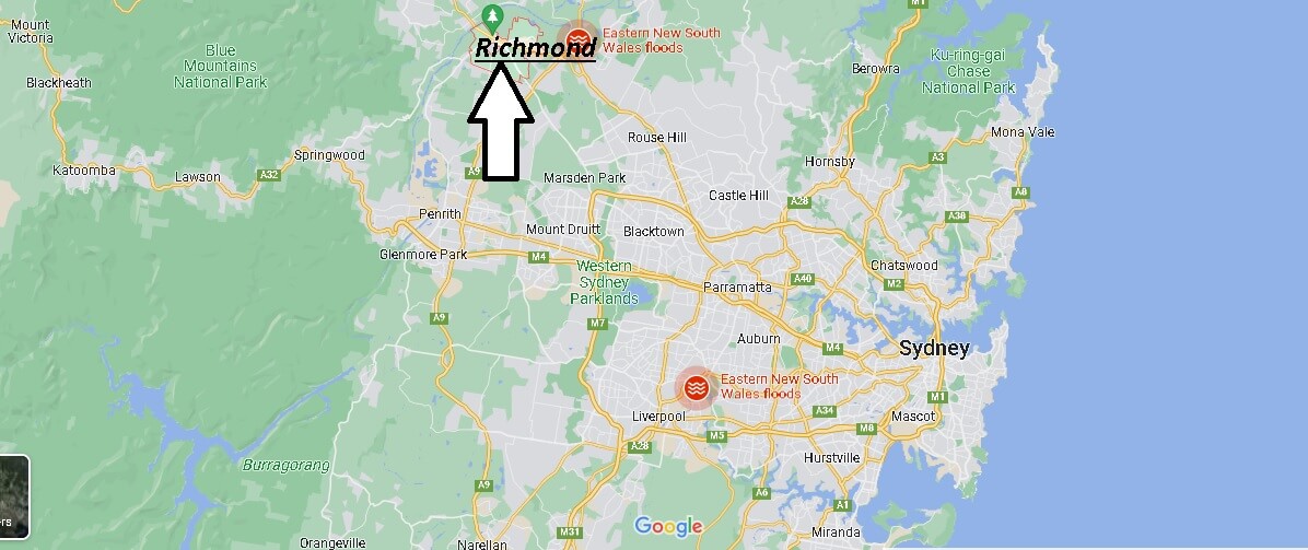 Which city is Richmond in Australia