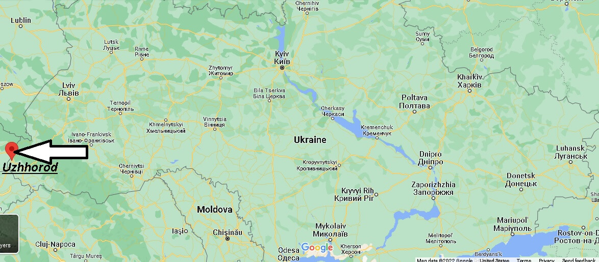 Which country is Uzhhorod Ukraine