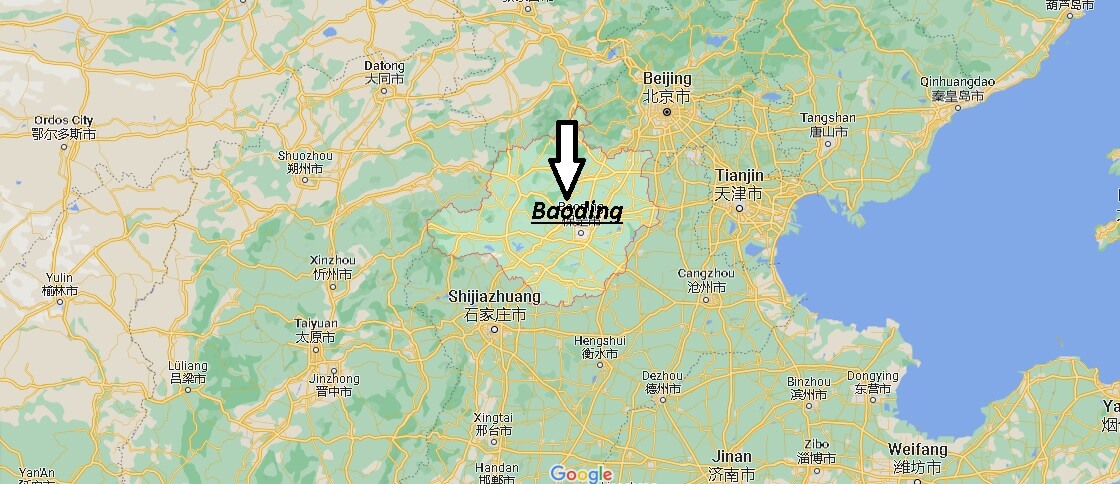 Which province is Baoding in